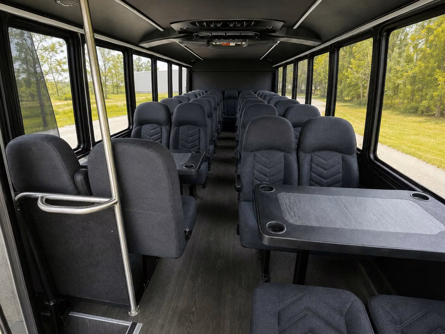 15 passenger minibus interior